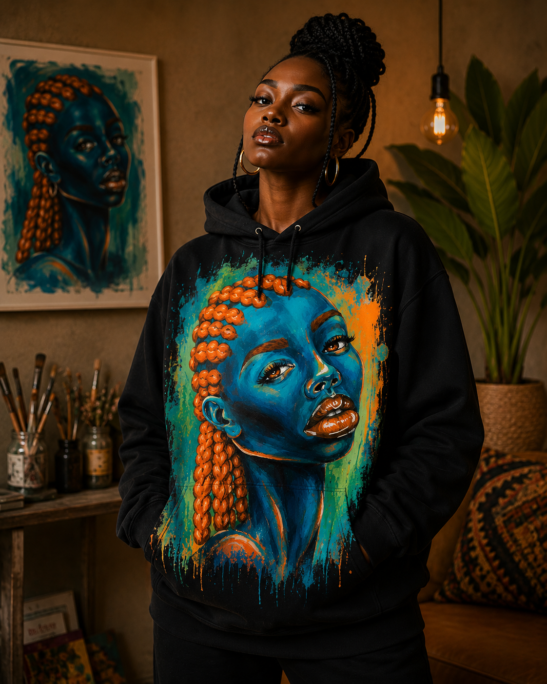Cobalt Nyakio Hoodie