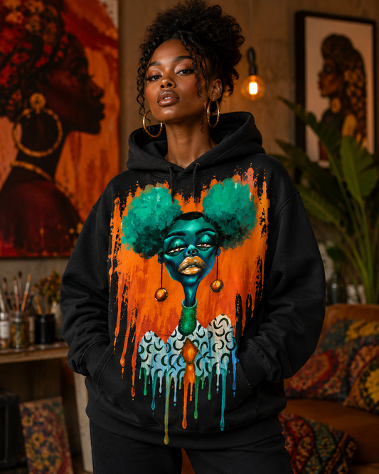 Teal Nyakio Hoodie